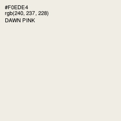 #F0EDE4 - Dawn Pink Color Image